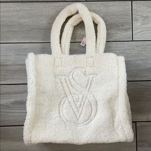 Brand new Victoria’s Secret Fuzzy Tote